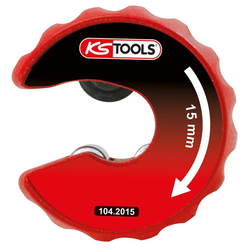 KS Tools 104.2015 Ratchet pipe cutter, 15mm
