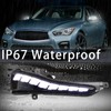 BINQIGOO LED Side Mirror Marker Light for Infiniti Q50 Q60
