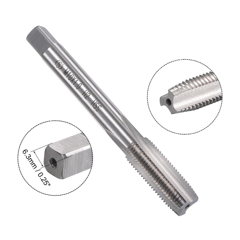 sourcing map M10 x 1mm Metric Tap and Die Set,