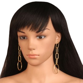 Touchstone Indian Bollywood Handcrafted Workmanship Cute Light Weight Designer Jewelry Earrings In Gold Tone For Women., No Gemstone