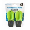 Prepara Raspador de pulgar, juego de 2, verde/gris