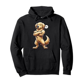 No Stubborn Golden Retriever Dogs Lover Sarcastic Dog Owner Pullover Hoodie