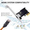 Gigabit PCI Express Network Card, RTL8111G Chip 10/100/1000 Mbps Ethernet
