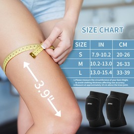 ONTYZZ Children's Knee Sleeves 1 Pair Children's Knee Pads Stretchy Child Knee Brace Support Children Knee Support for Sports Dancing Black/S