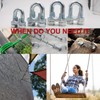 23/32 Inches Wire Rope Clamp,Heavy Duty U-Bolt Cable Clips,Zinc Plated