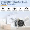 WH23X28418 290d1201g003 290d1201g001 Washer Drain Pump & Motor Assembly Replacement