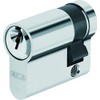 ABUS e5 N10/70 demi-cylindre Nickel-Plated E5 10 x 70 mm