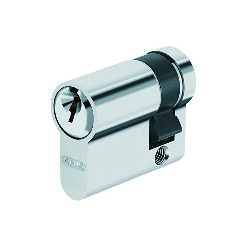 ABUS e5 N10/70 demi-cylindre Nickel-Plated E5 10 x 70 mm