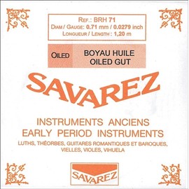 Savarez viola da gamba strings D1 gut BRH55