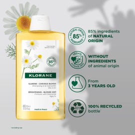 Chamomile shampoo cleans and brightens to 400 ml