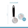 KitchenCraft Pizza Cutter Wheel, Stainless Steel with Nylon Handle, 20cm