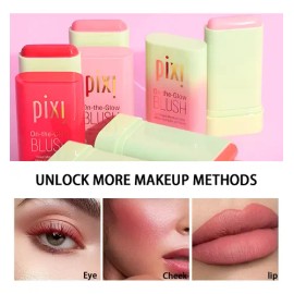 Set De 6 Rubores Blush En Barra Stick Humectante Colores Varios Tonos Rojo Rosa Coral