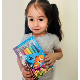 Andy Anand Chocolate Crayon Boxes - Delightful Treats for Kids | Perfect Featuring 21 Milk Pencils Imported from Europe, All Natural and Favorite Among Children Pack of 3 (15.8 Oz)