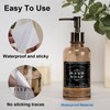 Bathroom Labels for Bottles 12 PCS Waterproof Minimalist Organization Removable