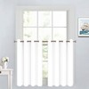 Yakamok Functional Pure White Curtains Thermal Insulated Curtain Panels,Energy Efficient