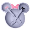 Minnie Kids Dinnerware Kids Dinnerware Set 3 Pieces Plastic Spoon