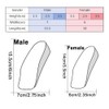 1 Pair Height Increase Insoles with Durable Material, Soft Heel