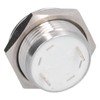 5Pcs Flat Top Button Switch Stainless Steel Waterproof Screw Terminal