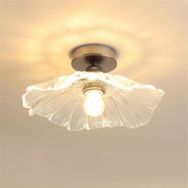 Semi Flush Mount Ceiling Light Hallway Ceiling Light Black Light Fixture Vintage Flush Mount Ceiling Light for Dining Room Bedroom Entryway