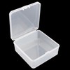 Goodma 12 Pieces Square Empty Mini Clear Plastic Organizer Storage
