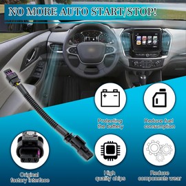Auto Start Stop Eliminator for 2024 2025 Chevy Trax 2019 Chevy Cruze 2019-2024 Chevy Blazer Malibu Equinox 2021-2024 Trailblazer 2020-2023 Traverse Plug and Play Error Free
