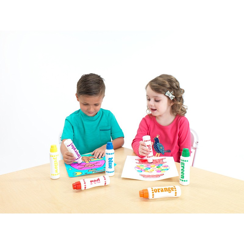 Do A Dot Art! Set of 4 Pack Rainbow Washable
