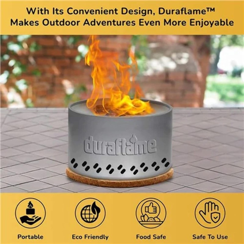 Duraflame™ Tabletop Bonfire & Portable Outdoor Campfire, Fire Pit, Lightweight