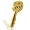 HammerHead Showers® Solid Metal 3-Spray Hand Held Shower Head, Brushed