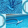 POOLWHALE Professional 1-1/2-Inch x 40-Feet Swimming Pool Vacuum Hoses and