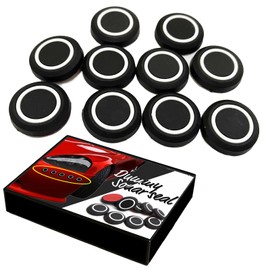 S-NET SN-330-DS Dummy Sonar Seal 3D Corner Sensor Wind Dress Up Diameter 1.0 inch Thickness 2.5 cm Thickness 10 Piece Set Black