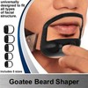 15pcs Beard Shaving Template 5 Size Precise Trimming Beard Shaping