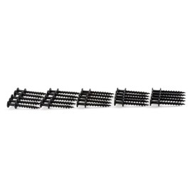 Hangman Double-Headed Bear Claw Screws for D-Rings/Wire- Black (BCD-25)