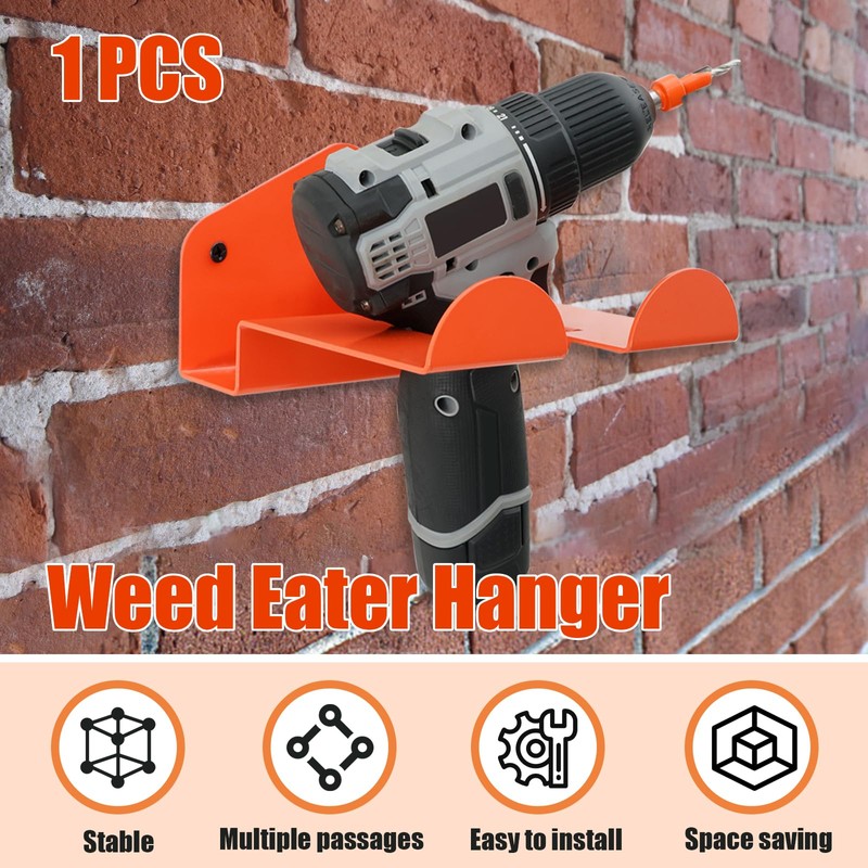 MLYNZXJSY 1 Pack Weed Eater Hanger Wall Mounted Weedeater Garage