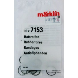 Märklin Marklin 7153  Traction Tires, New Pack of Ten, Superfast Low cost USA Shipping!