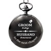 Udaney Groom Engraved Pocket Watch from Bride -Wedding Gifts