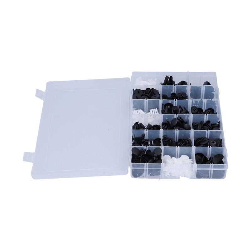 415pcs Car Retainer Clips Auto Plastic Fasteners 18 Kinds Push