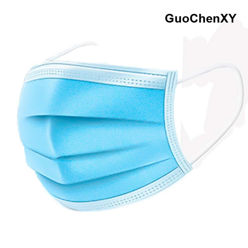 50Pcs Disposable Filter Mask 3 Ply Earloop Face Masks