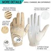 FINGER TEN Golf Gloves Men's Golf Gloves Left Right Leather