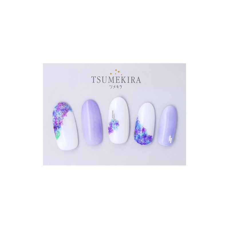 [Tsumekira] Hydrangea Nail Sticker