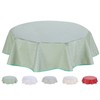 Home Direct Round Embossed Oilcloth PVC Wipe Clean Tablecloth 155cm