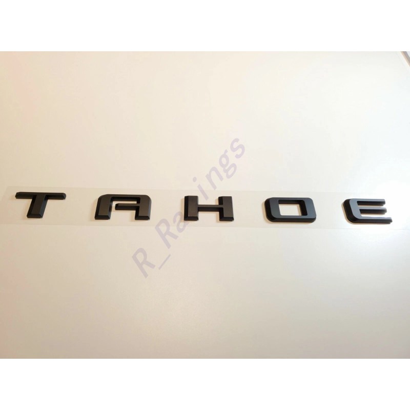 GM Auto 3PCS KIT Matte Black Rear Tahoe Duramax Chrome