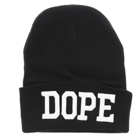 Zac's Alter Ego Warm Soft Black Unisex DOPE Beanie Hat