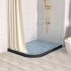 Duzzy 39 Inch Collapsible Shower Water Dam Shower Stopper Barrier