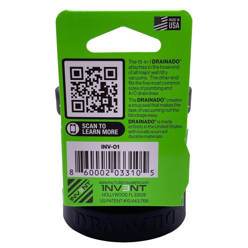 DRAINADO - Multi Vacuum Hose to PVC Pipe Adapter -