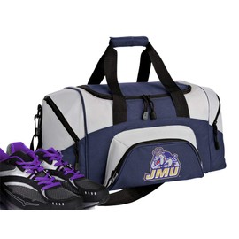 SMALL James Madison University Gym Bag Deluxe JMU Travel Duffel Bag