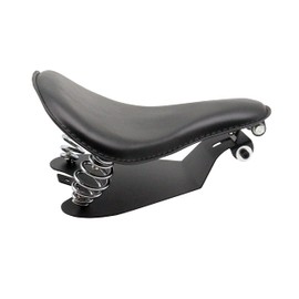 YHMOTO 13" Cushion Motorcycle Solo Seat Spring w/Seat Base Black Replacement for Harley Honda Shadow Spirit ACE VT 1100 750 Yamaha Kawasaki Suzuki Sportster Bobber Chopper