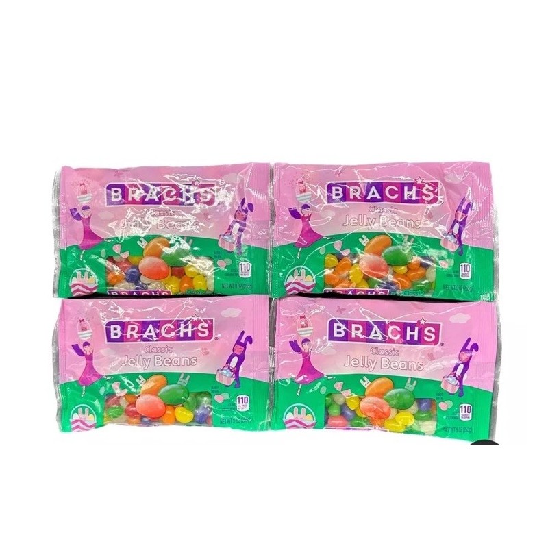 Brach's Classic Jellybean Candy Jelly Bird Eggs 9oz Bags LOT