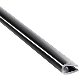 Trim-Lok Edge Guard – Edge Protector Trim for Car Doors, Furniture, Vending Machines, and More – Flexible PVC Plastic with Black Finish – Fits 3/16” Edge, 25’ Length