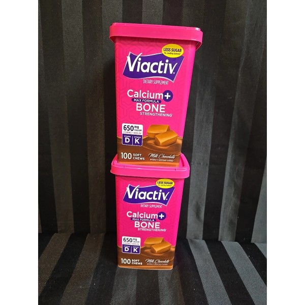 Viactiv 2pc Lot Viactiv Calcium + Bone Max Formula 100