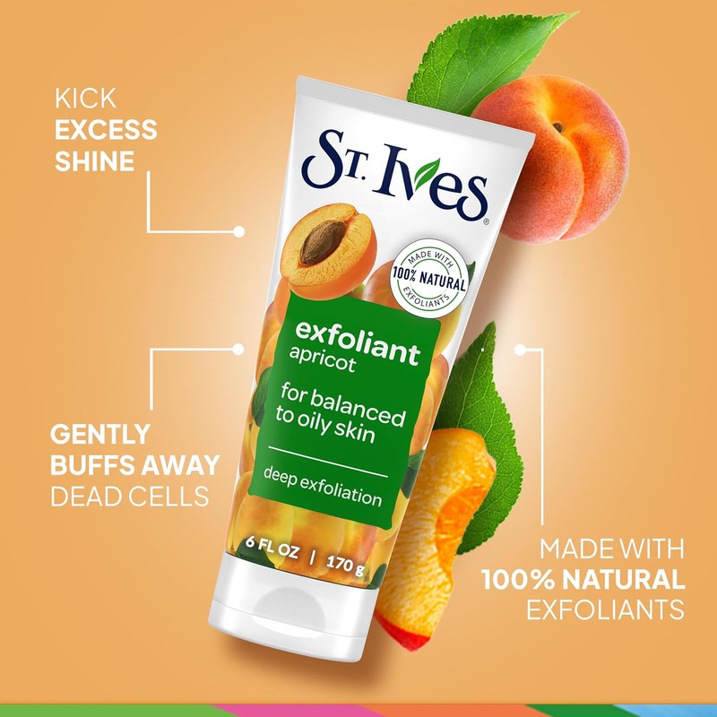 ST. Ives - , Exfoliante de albaricoque Fresh Skin, 6
